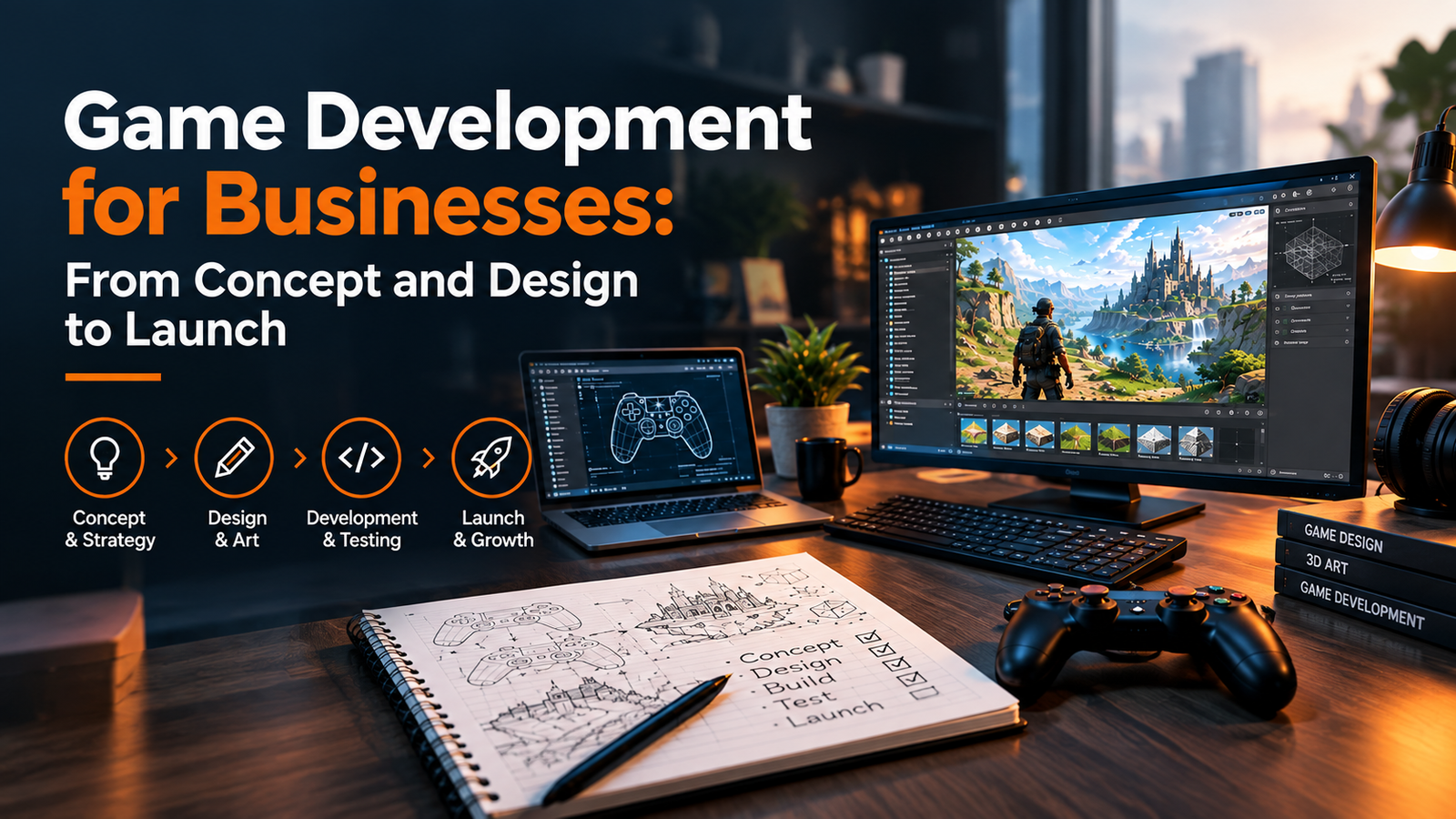 Game Development for Businesses: From Concept to Launch